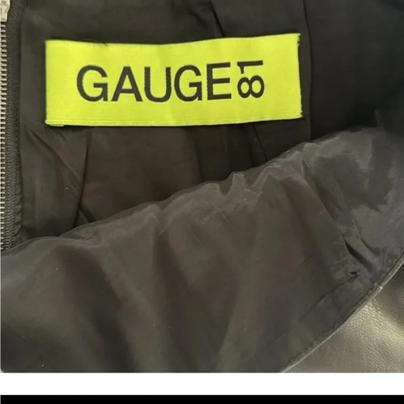 Revolve x GAUGE81 Umea Vegan Leather Mini Skirt - Black - Medium - Picture 3 of 7